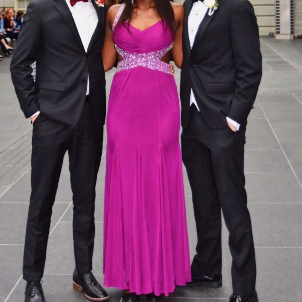 Purple Sequin PROM Dress